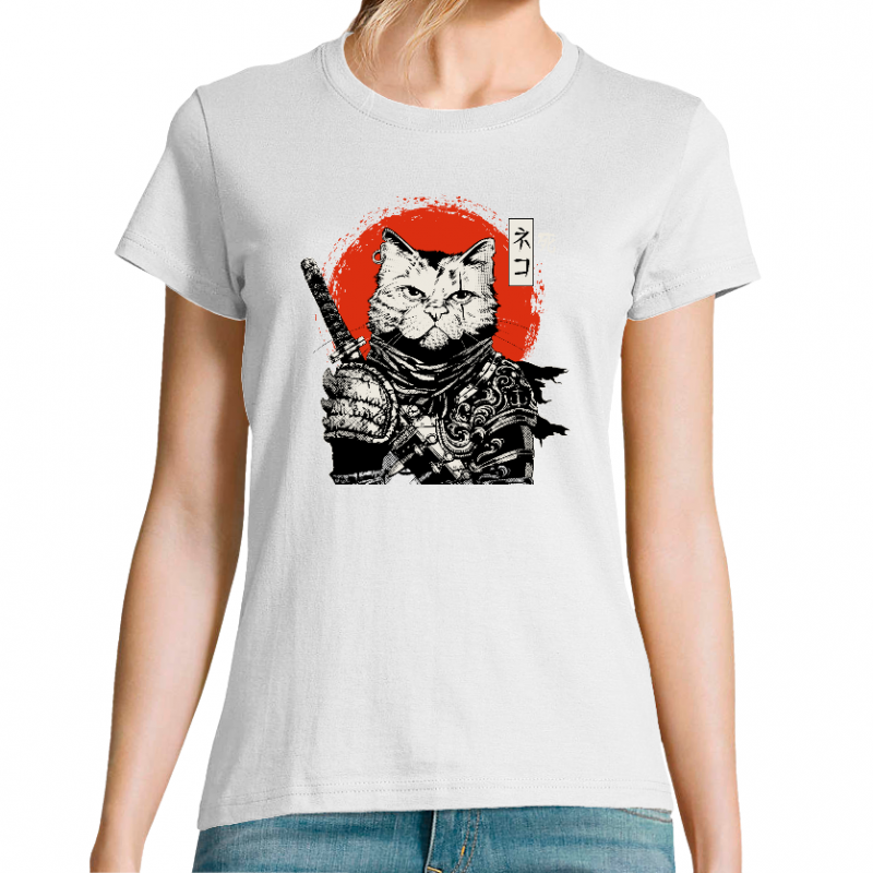 Face T-SHIRT BUSHIDO CATANA OF DEATH FEMME