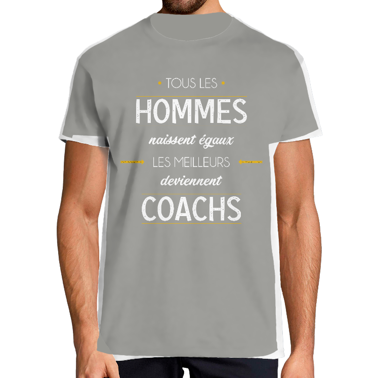 T-SHIRT MÉTIER LES MEILLEURS DEVIENNENT COACHS