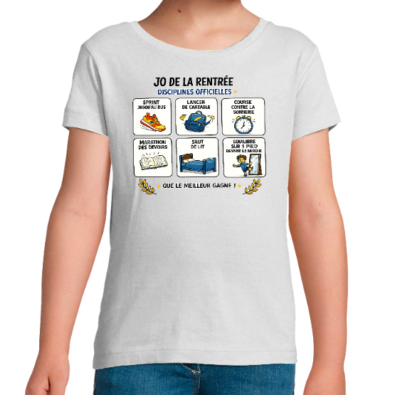 T-shirt rentrée – Jeux de la rentrée, que le meilleur gagne !