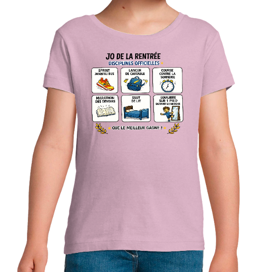 T-shirt rentrée – Jeux de la rentrée, que le meilleur gagne !