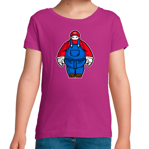 T-SHIRT PUFT MARIO FILLE