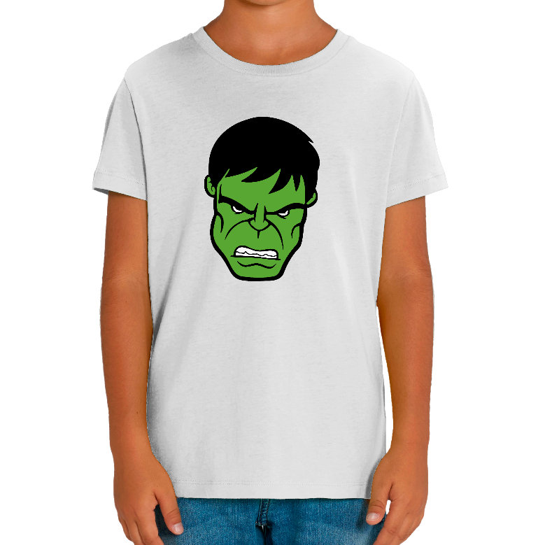 T-SHIRT LE VISAGE VERT ENFANT