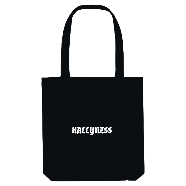Face TOTE-BAG - HALLYNESS GOTHIQUE BLANC