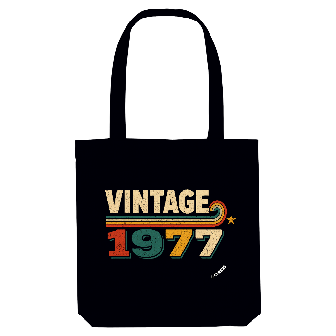 TOTE BAG KLASSS "1977" Style Vintage 