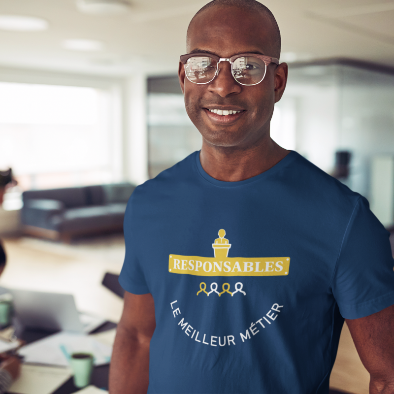 T-SHIRT RESPONSABLES LE MEILLEUR MÉTIER POUR HOMME