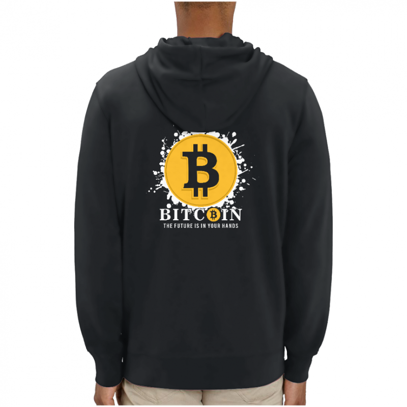 SWEATSHIRT BITCOIN THE FUTURE IS IN YOUR HANDS UNISEXE