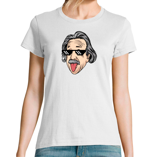 T-SHIRT COOL EINSTEIN FEMME