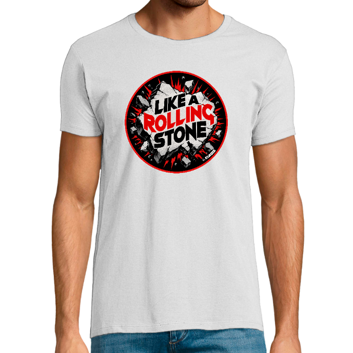 T-shirt Homme col rond REGENT FIT KLASSS "LIKE A ROLLING STONE"