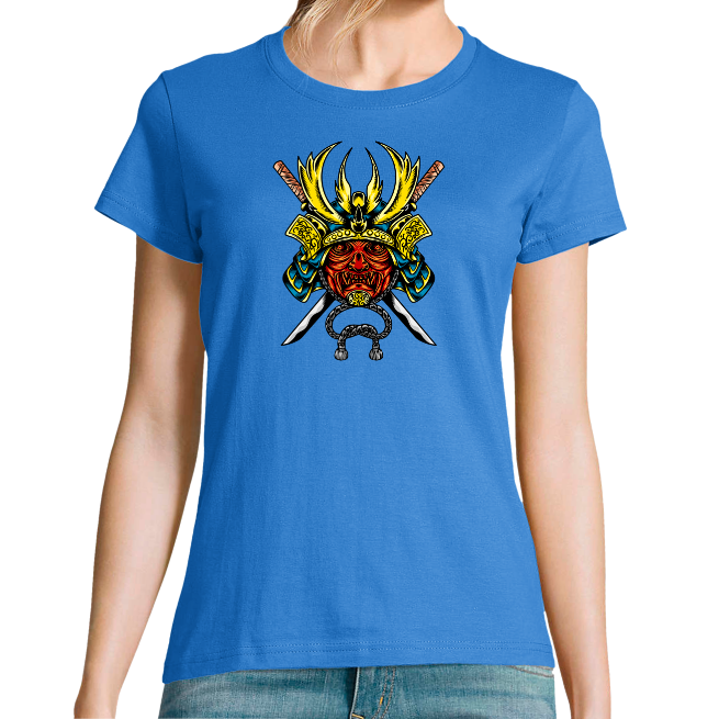 Face T-SHIRT SAMOURAI DE L'ENFER FEMME
