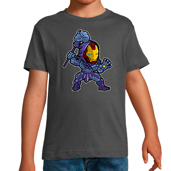 T-SHIRT IRON SKELETOR GARÇON