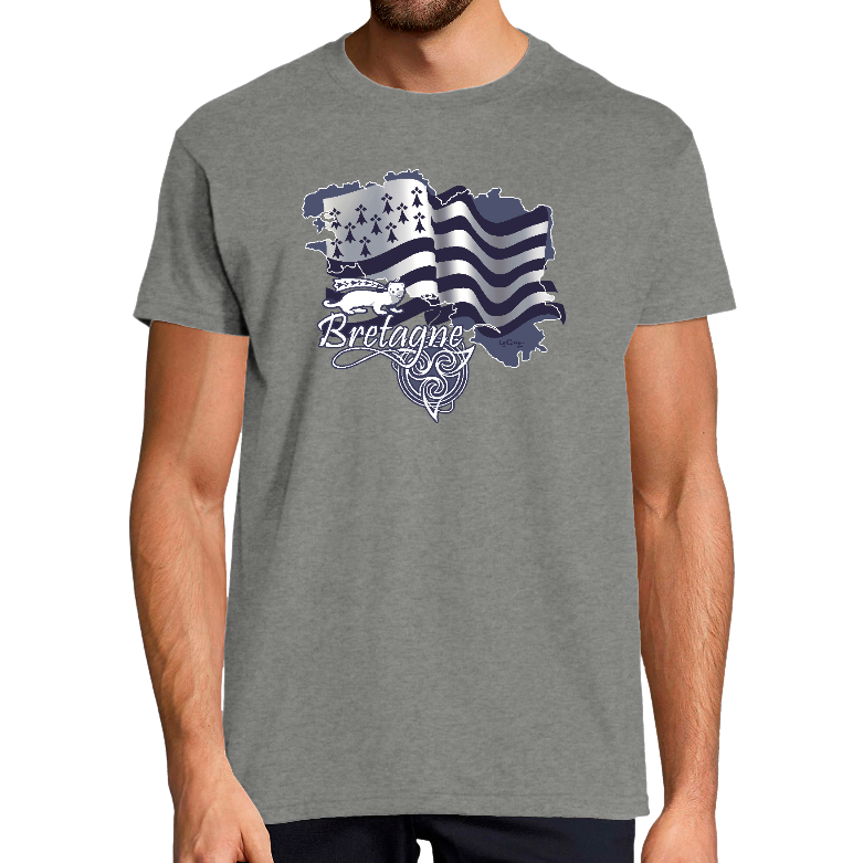 Face HERMINE DRAPEAU BRETAGNE