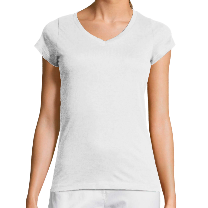 T-SHIRT FEMME COL V KLASSS "TOUCAN WILD" - Coupe très ajustée, design NATURE Chic