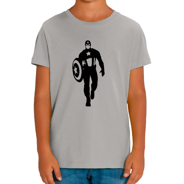 T-SHIRT COSTUME DE CAPTAIN AMERICA ENFANT