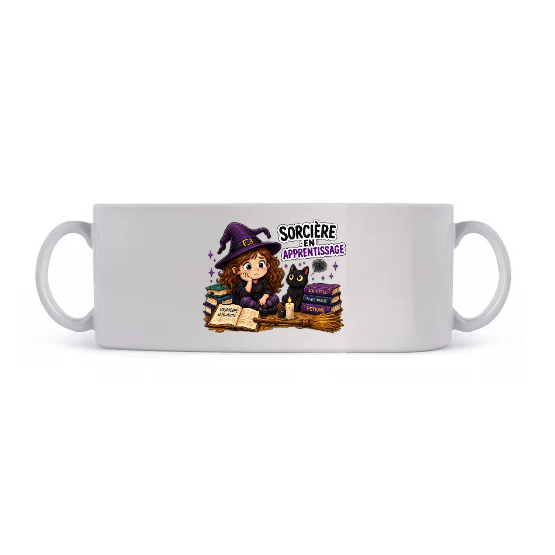 Mug Halloween « Sorcière en Apprentissage »