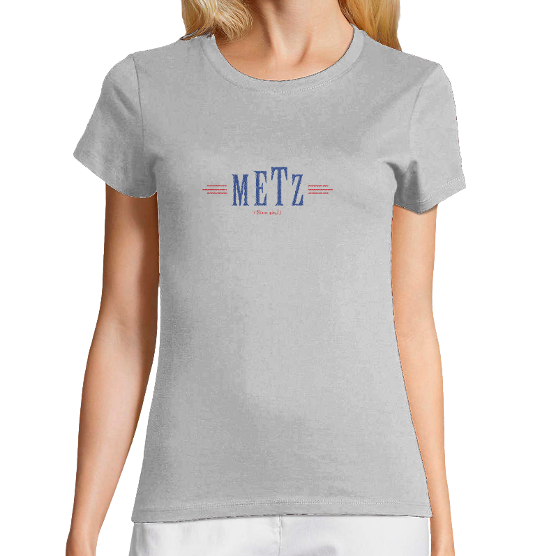 T-SHIRT BLANC FEMME - METZ