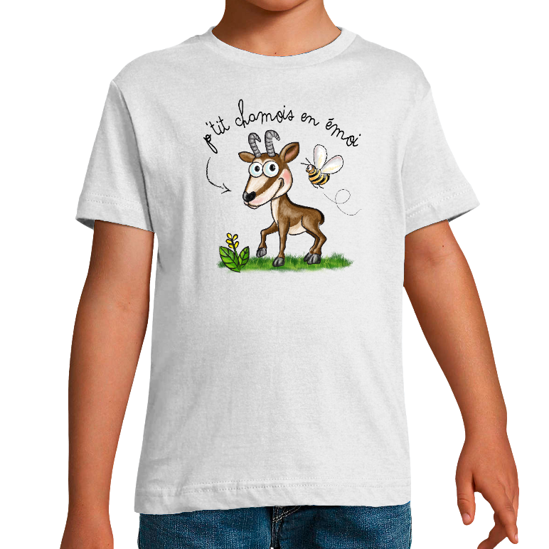 P'TIT CHAMOIS EN EMOI - T-SHIRT ENFANT