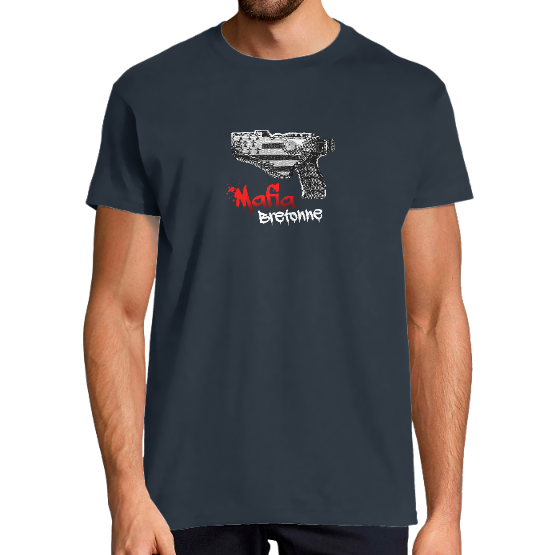  T-shirt MAFIA BRETONNE  cadeau Bretagne