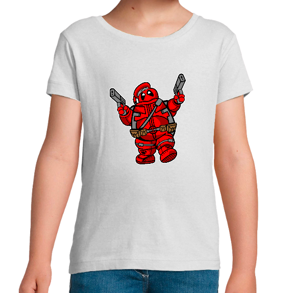 T-SHIRT MARSHMALLOW POOL FILLE