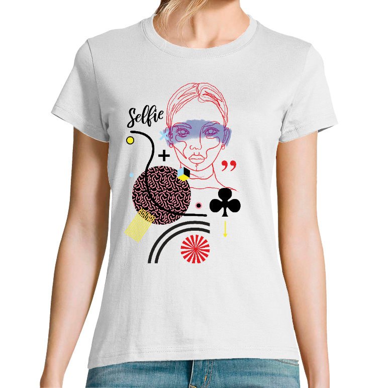 T-SHIRT FEMME SELFIE