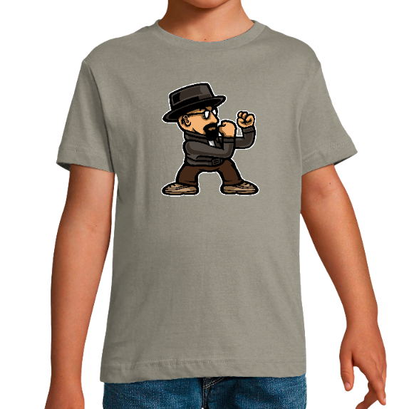 T-SHIRT BREAKING BAD FIGHTING GARÇON