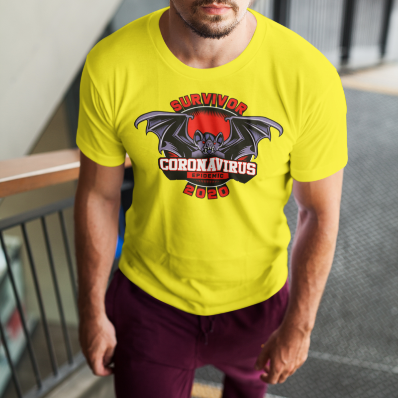 T-shirt Covid-19 Chauve-souris 