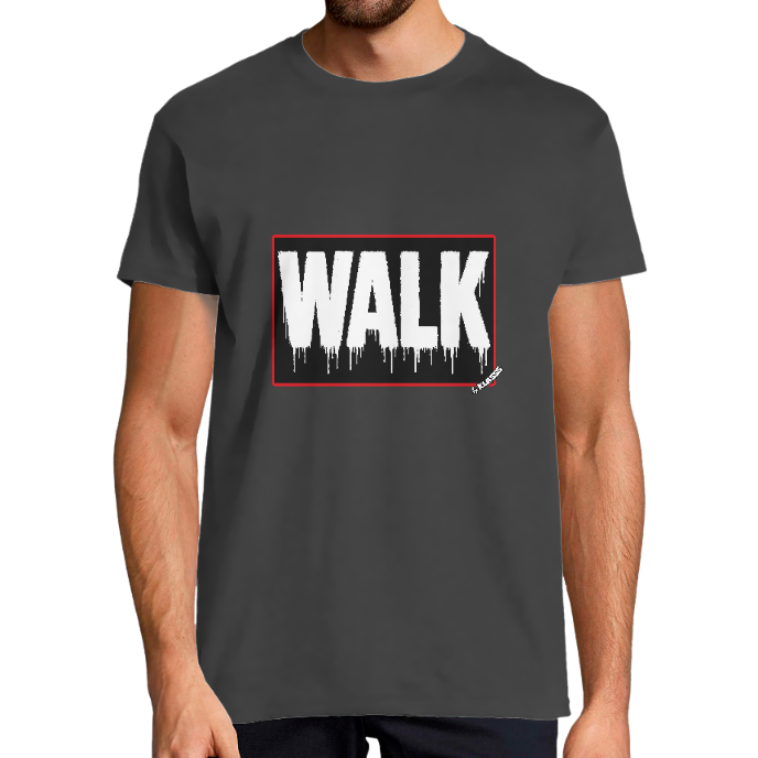 T-SHIRT HOMME "WALK" KLASSS col rond 190 gr