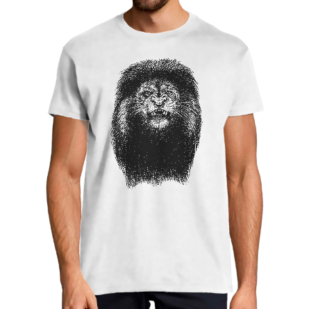 T-SHIRT HOMME - BRAVE LION