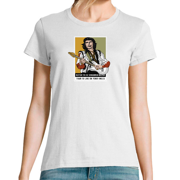 T-SHIRT GUEVARA HENDRIX FEMME– Tee-shirt humour musique pop culture