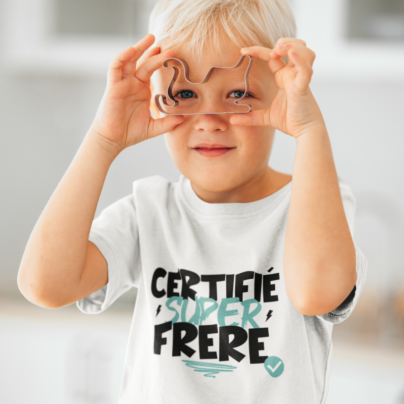 T-shirt certifié super frère