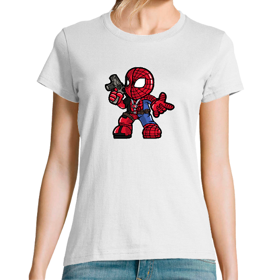 Face T-SHIRT SPIDERPOOL FEMME