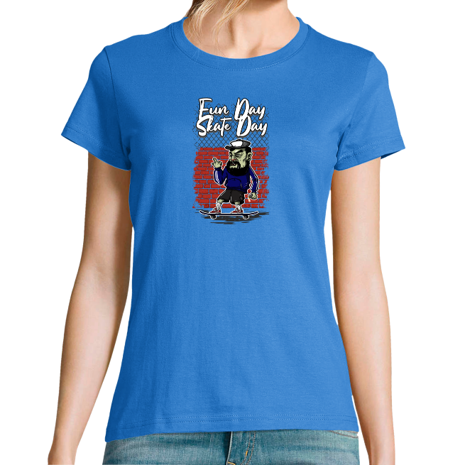 T-SHIRT SKATE DAY FEMME