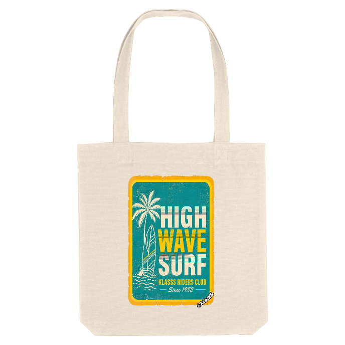 TOTE BAG KLASSS "HIGH WAVE SURF" VINTAGE