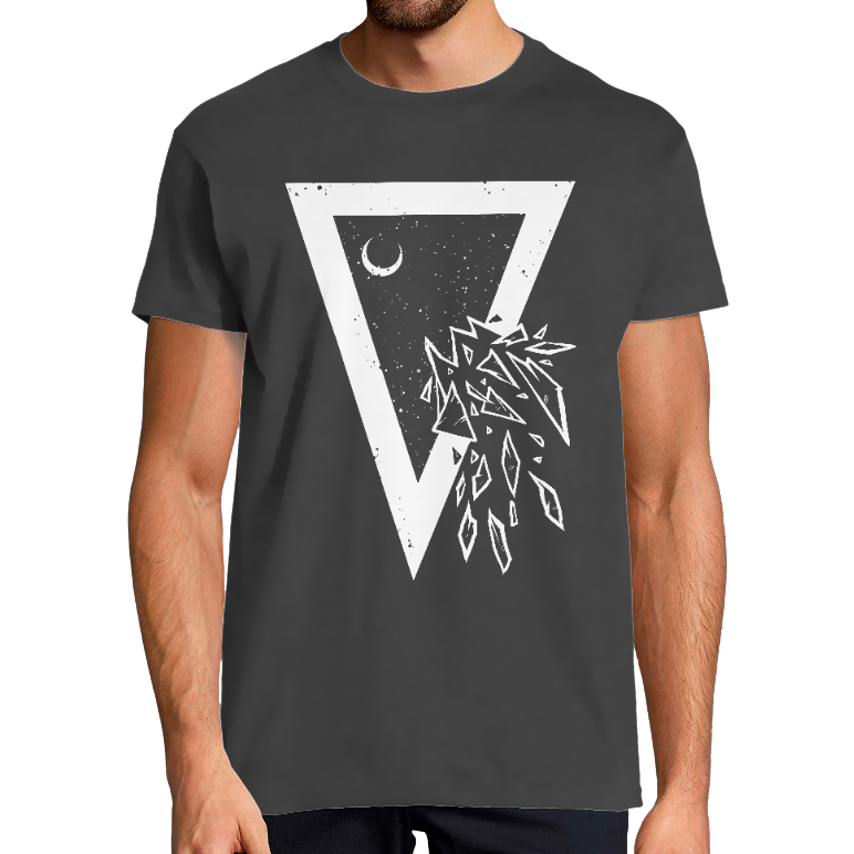 Face T-SHIRT HOMME - GLASS