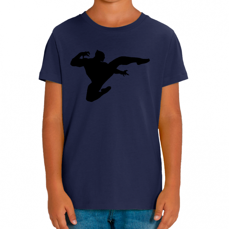 T-SHIRT BLACK PANTHER SHADOW ENFANT