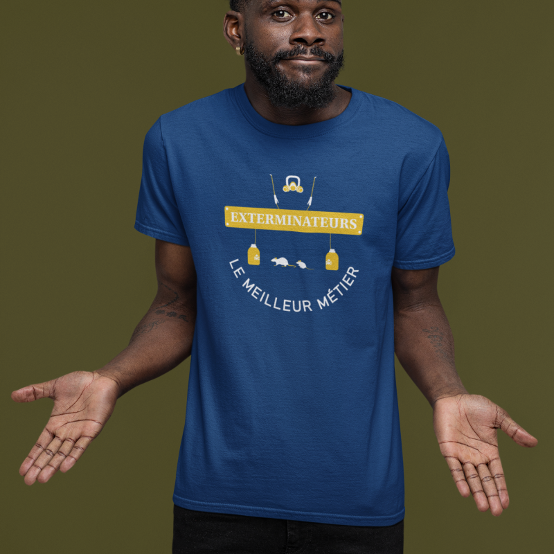 T-SHIRT EXTERMINATEURS LE MEILLEUR MÉTIER POUR HOMME