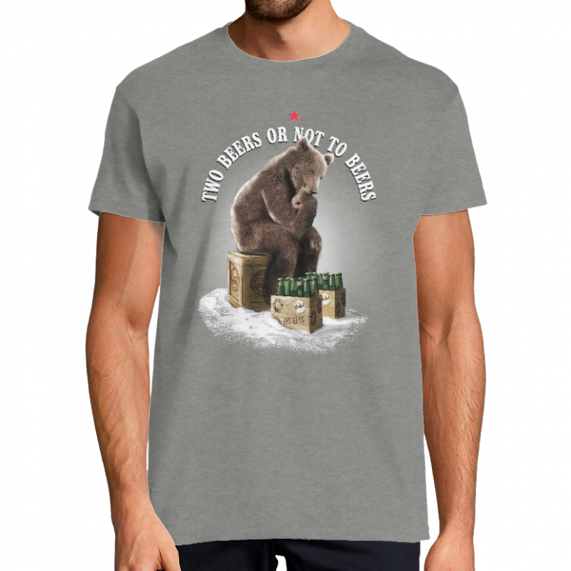 TWO BEERS OR NOT TO BEERS - T-SHIRT HOMME