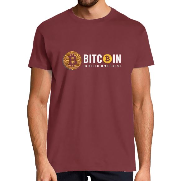 T-SHIRT IN BITCOIN WE TRUST HOMME