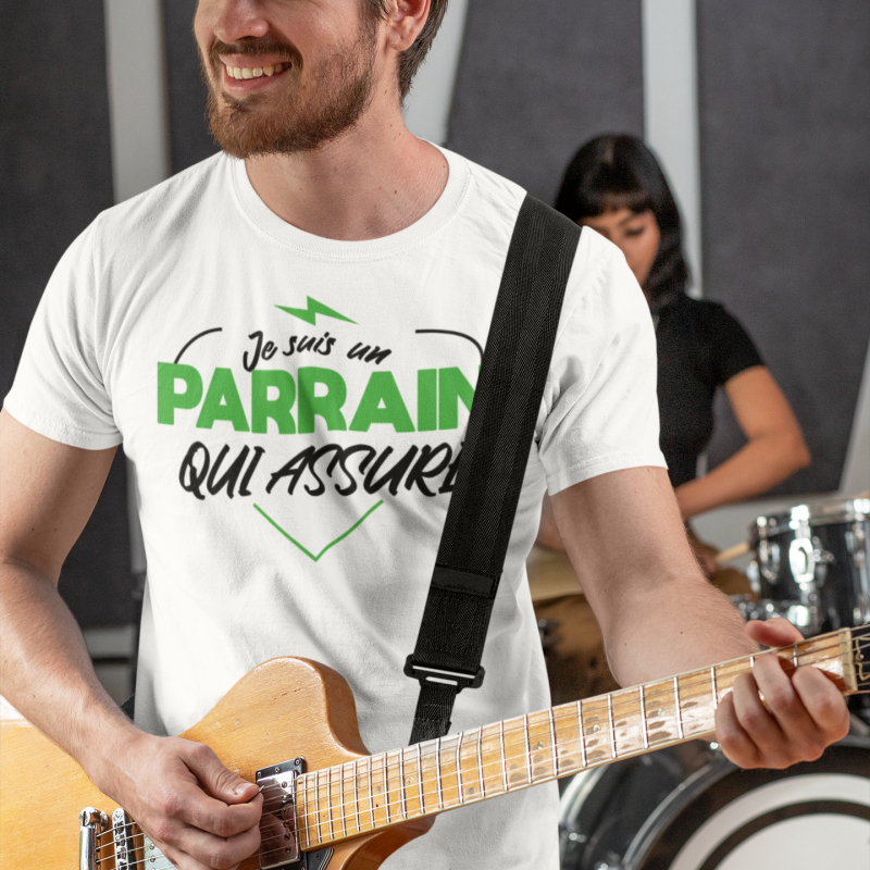 T-SHIRT JE SUIS UN PARRAIN QUI ASSURE