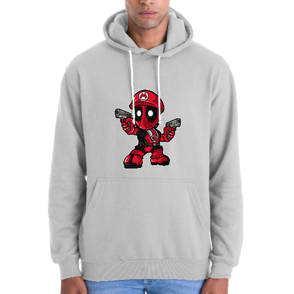 SWEATSHIRT MARIO DEADPOOL UNISEXE