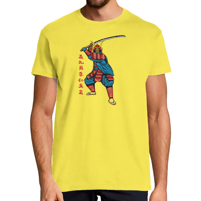 T-SHIRT SAMOURAI ET SABRE HOMME