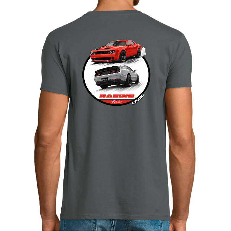 T-shirt Homme REGENT FIT KLASSS "CHALLENGER Racing Collection" col rond 150 gr