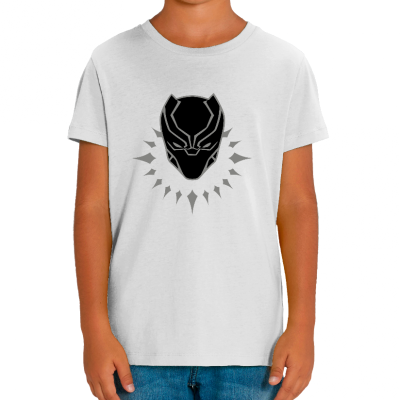 T-SHIRT BLACK PANTHER ENFANT