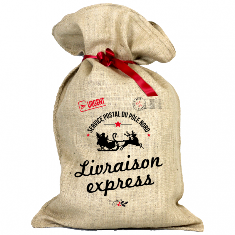 Face HOTTE DE NOEL - Livraison express