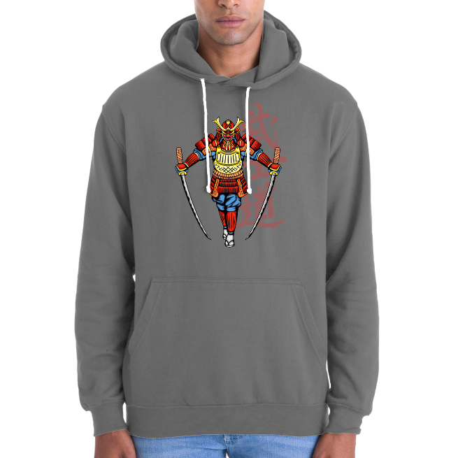 SWEATSHIRT SAMOURAI ORANGE UNISEXE