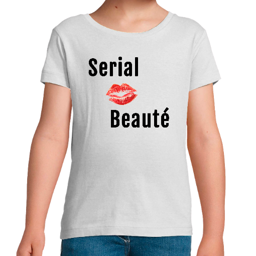 Face T-SHIRT SERIAL BEAUTE ENFANT