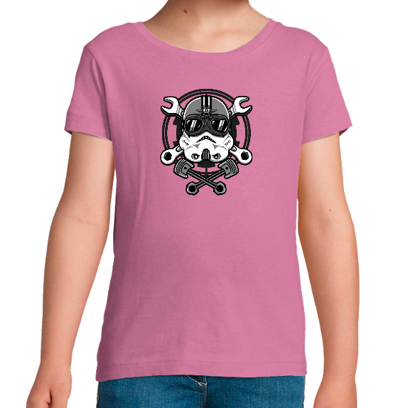 T-SHIRT STORMTROOPER STAR WARS FILLE