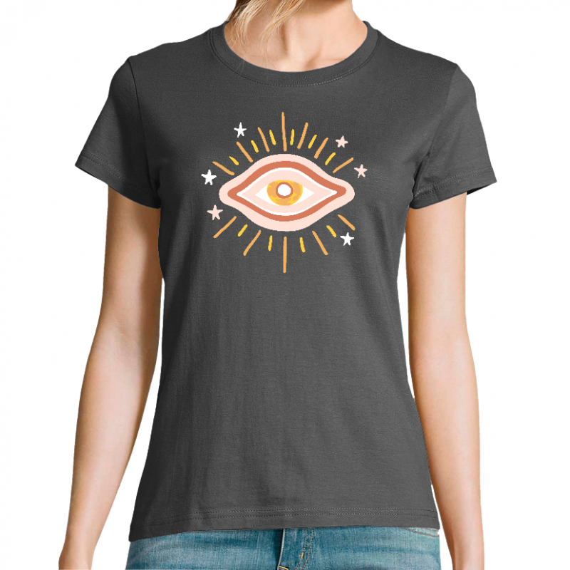 GIRL EYE - T-SHIRT FEMME