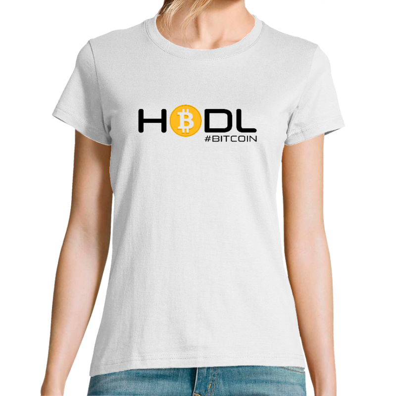 T-SHIRT HODL BITCOIN FEMME