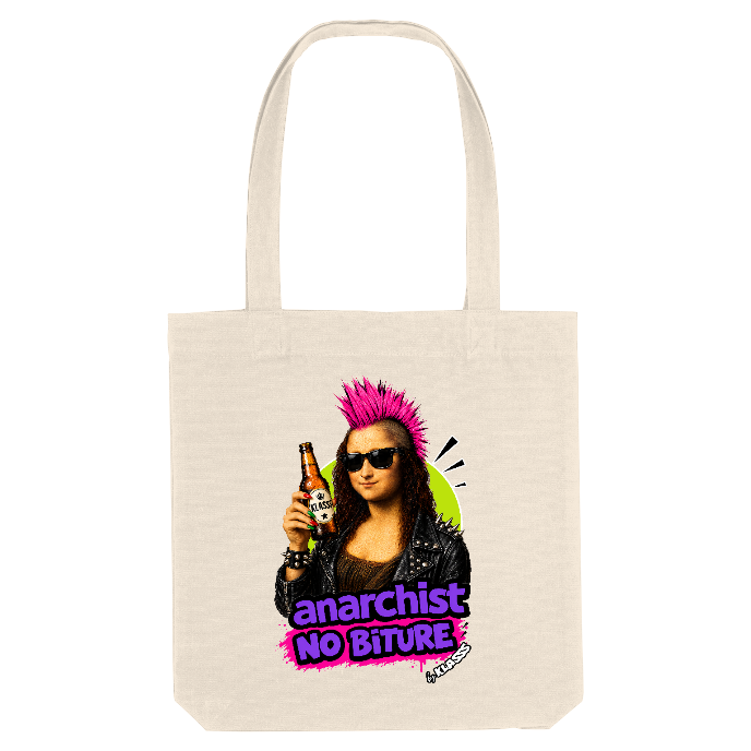 TOTE BAG KLASSS "MONA PUNK , NO BITURE" , Style Art Original