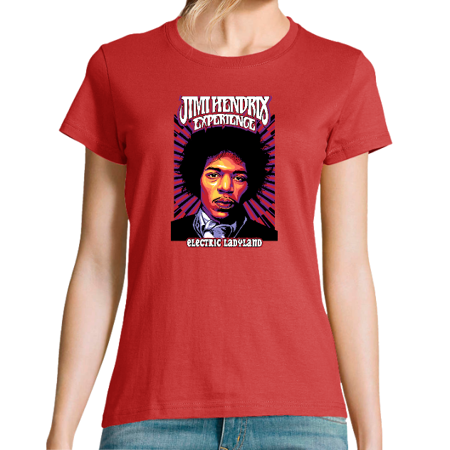 T-SHIRT ELECTRIC LADYLAND FEMME– T-shirt vintage rock streetwear